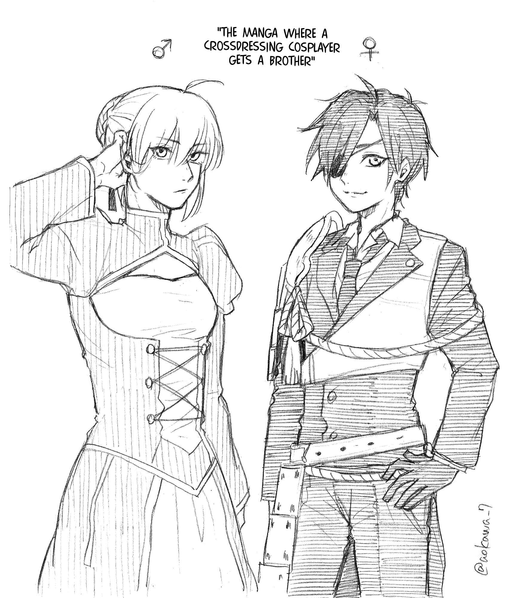 Josou Cosplayer ni Otouto ga Dekiru Manga Chapter 2.1 - Page 6