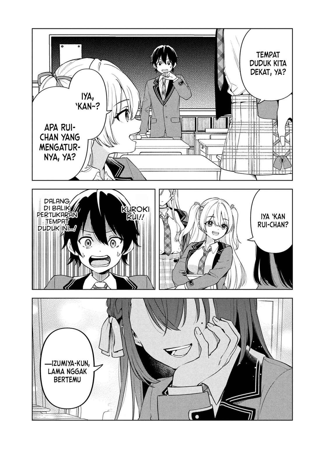 Inkya no Ore ga Sekigae de S-kyuu Bishoujo ni Kakomaretara Himitsu no Kankei ga Hajimatta. Chapter 1 - Page 14