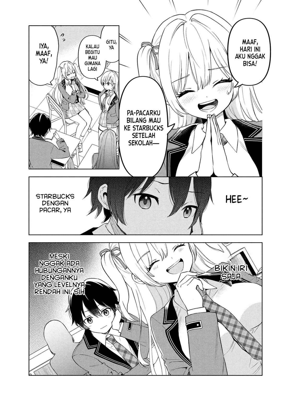 Inkya no Ore ga Sekigae de S-kyuu Bishoujo ni Kakomaretara Himitsu no Kankei ga Hajimatta. Chapter 1 - Page 20