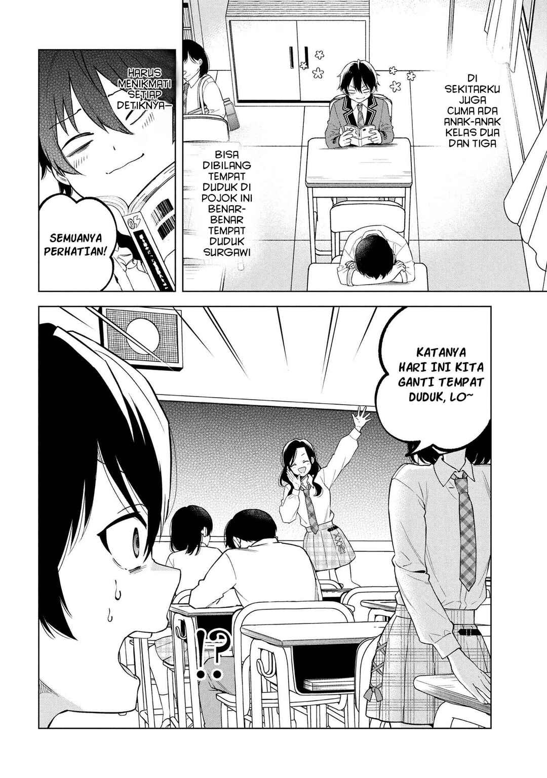 Inkya no Ore ga Sekigae de S-kyuu Bishoujo ni Kakomaretara Himitsu no Kankei ga Hajimatta. Chapter 1 - Page 4