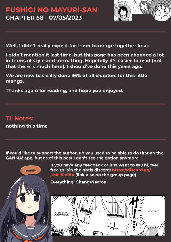 Fushigi no Mayuri-san Chapter 58 - Page 5