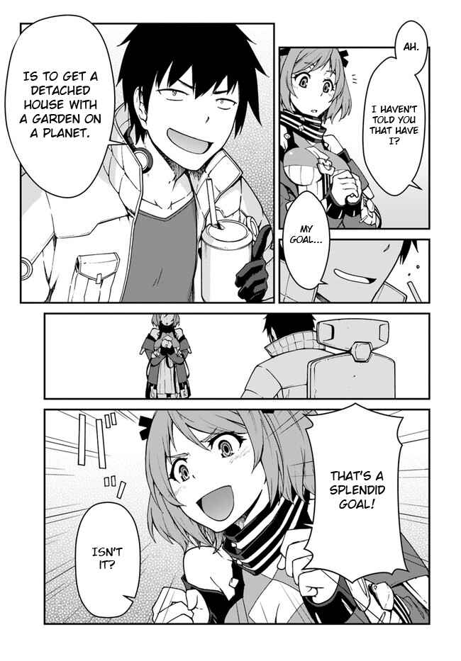 Mezametara Saikyou Soubi to Uchuusen-mochi datta node, Ikkodate Mezashite Youhei to shite Jiyuu ni Ikitai Chapter 7.1 - Page 11