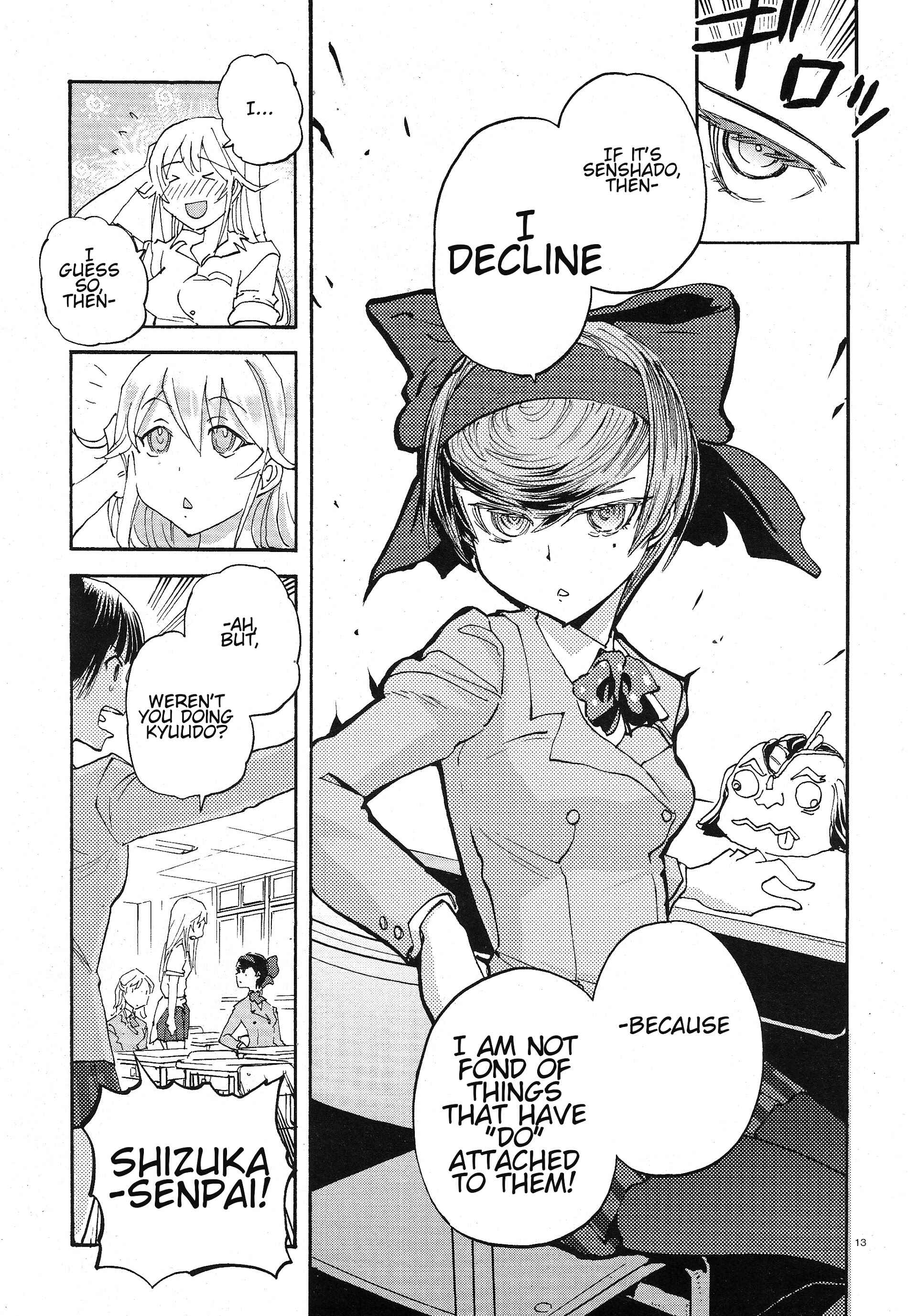 Girls und Panzer: Ribbon no Musha Chapter 2 - Page 13
