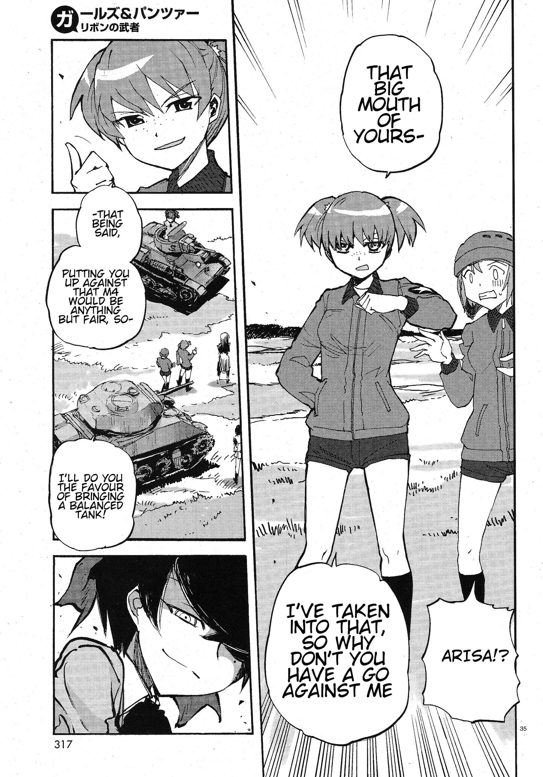 Girls und Panzer: Ribbon no Musha Chapter 2 - Page 34