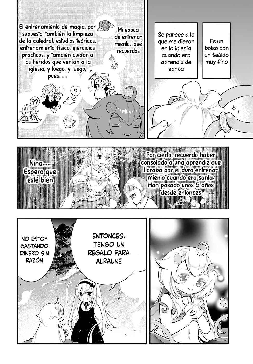 Shokubutsu Monster Musume Nikki: Seijo datta Watashi ga Uragirareta Hate ni Alraune ni Tensei Shite Shimatta node, kore kara wa Kougousei o Shinagara Shizuka ni Shokubutsu Life o Sugoshimasu Chapter 21 - Page 28