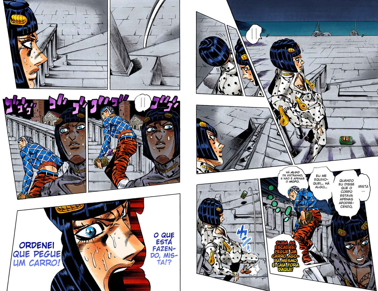 JoJo no Kimyou na Bouken: Part 5 - Ougon no Kaze Color-ban Chapter 116 - Page 4