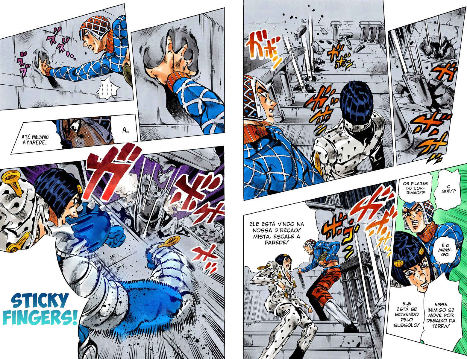 JoJo no Kimyou na Bouken: Part 5 - Ougon no Kaze Color-ban Chapter 116 - Page 8