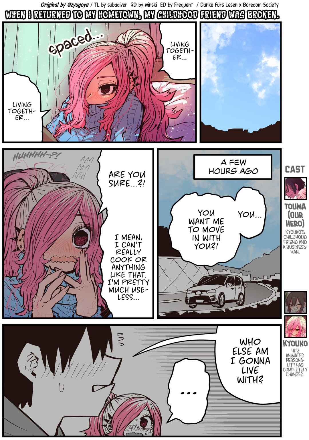 Jimoto ni Kaettekitara Osananajimi ga Kowareteta Chapter 27 - Page 1