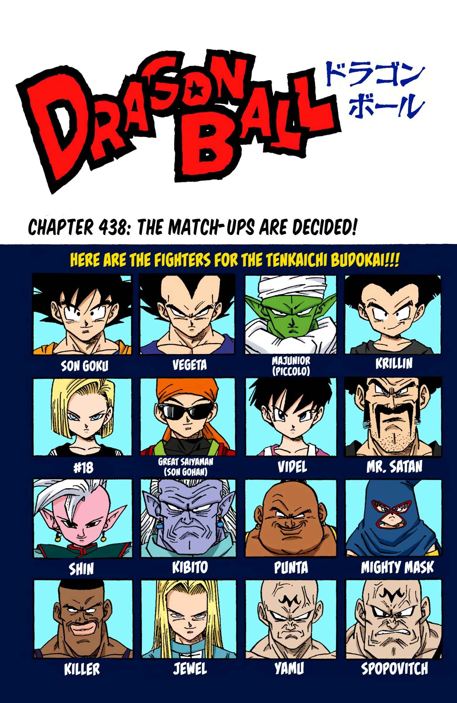 Dragon Ball (Official Colored) Chapter 438 - Page 1