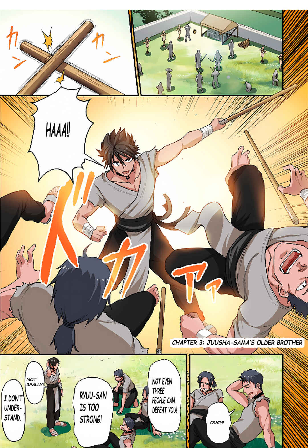 Dorei Senshi no Isekai Taneuma Seikatsu ~Mahou mo Bujutsu mo Saikyou Dashi Harem made!?~ Chapter 3 - Page 3