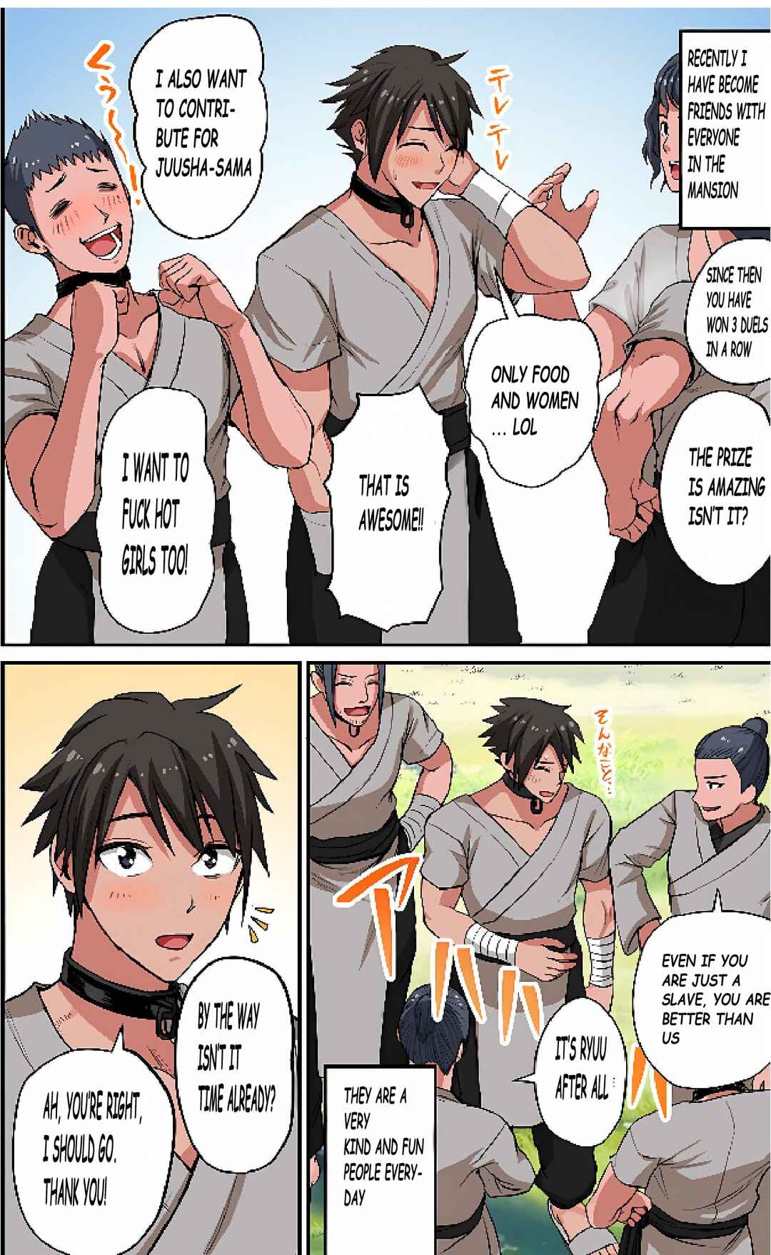 Dorei Senshi no Isekai Taneuma Seikatsu ~Mahou mo Bujutsu mo Saikyou Dashi Harem made!?~ Chapter 3 - Page 4