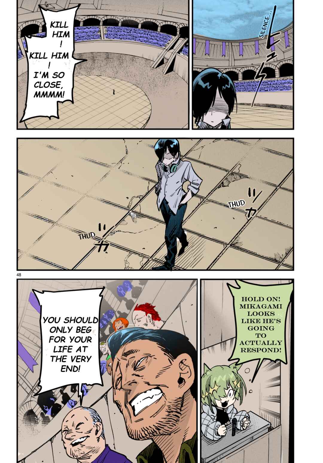 Reincarnation Coliseum: The Weakest Skill Conquers the Strongest Women and Creates a Harem (Fan Colored) Chapter 1 - Page 52