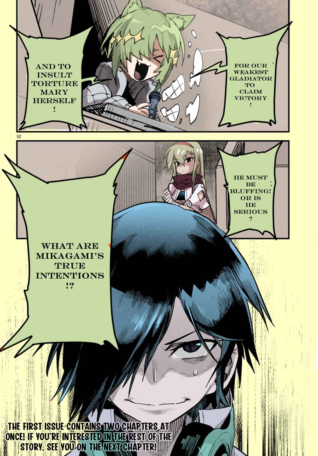 Reincarnation Coliseum: The Weakest Skill Conquers the Strongest Women and Creates a Harem (Fan Colored) Chapter 1 - Page 56