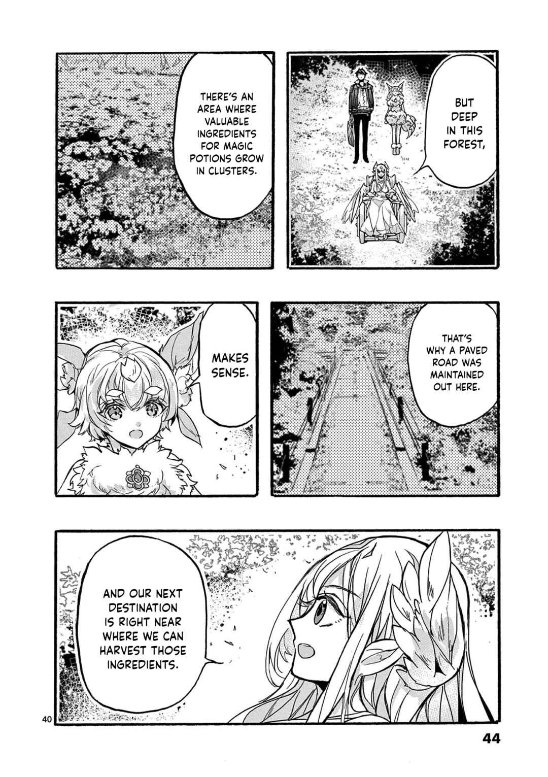 Saikyou Shoku <Ryukishi> Kara Shokyu Shoku <Hakobiya> Ni Nattano Ni, Naze Ka Yushatachi Kara Tayoraretemasu Chapter 48 - Page 44