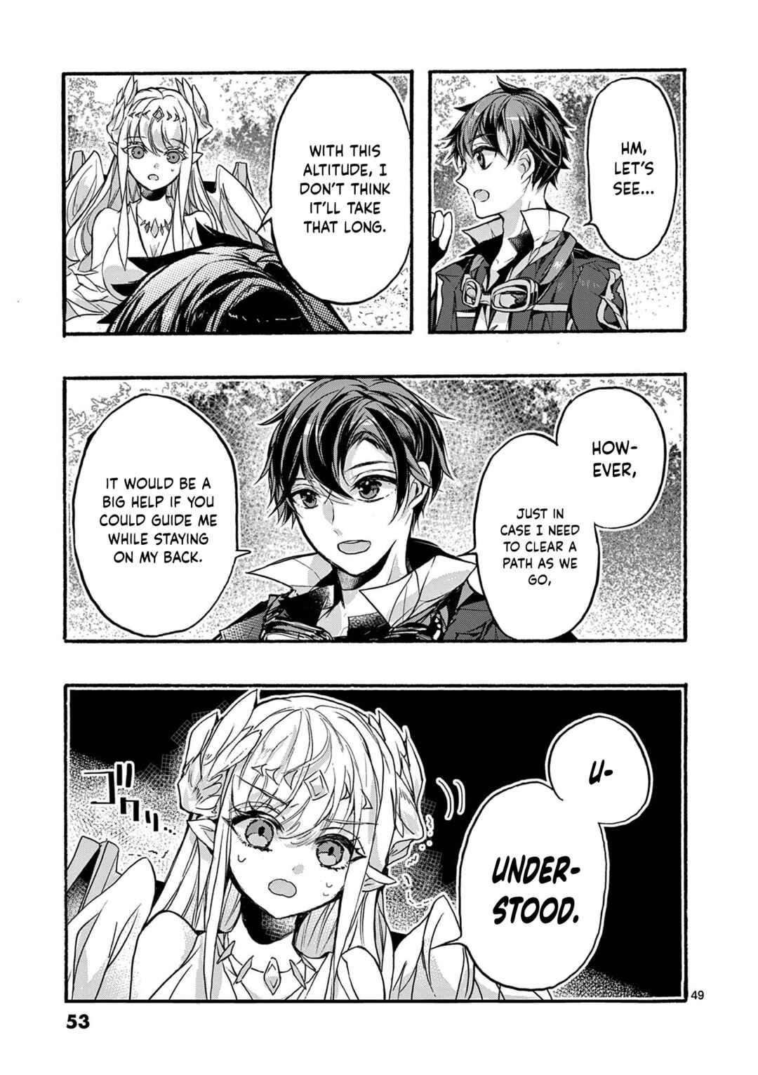 Saikyou Shoku <Ryukishi> Kara Shokyu Shoku <Hakobiya> Ni Nattano Ni, Naze Ka Yushatachi Kara Tayoraretemasu Chapter 48 - Page 53