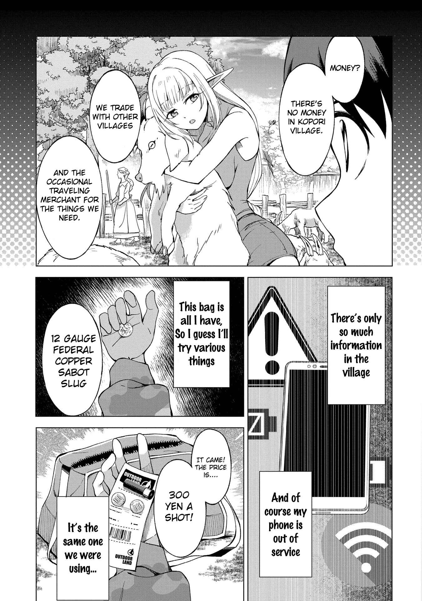 Hokkaidou no Gen'eki Hunter ga Isekai ni Hourikomarete Mita ~Elf Yome to Meguru Isekai Shuryou Life~ Chapter 1.2 - Page 18