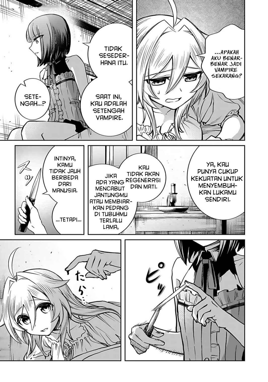 "Eiyuu" ni Akogareta Shoujo wa Kyuuketsuki ni Ochitemo "Eiyuu" wo Mezasu Chapter 4 - Page 8