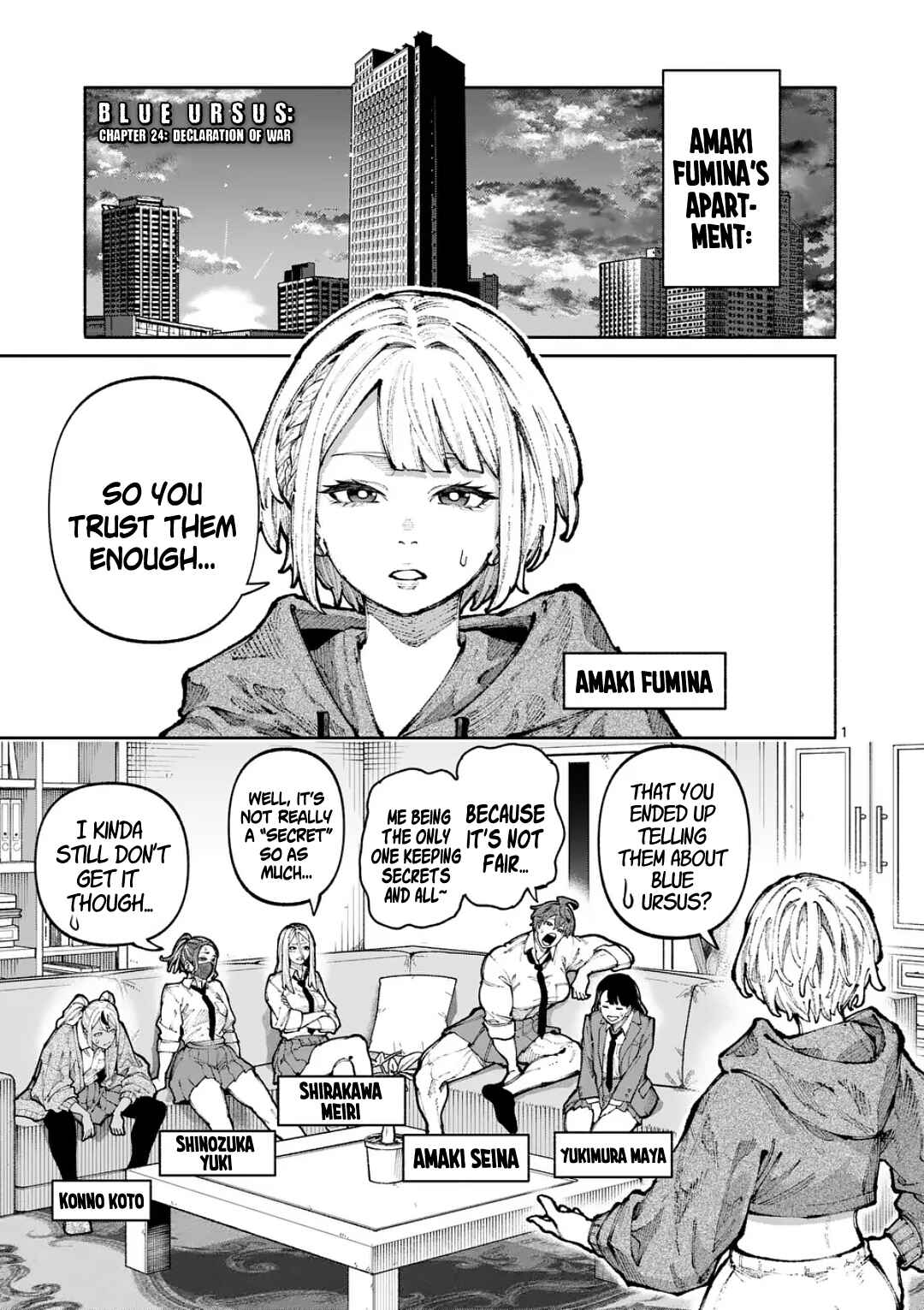 Blue Ursus Chapter 24 - Page 1