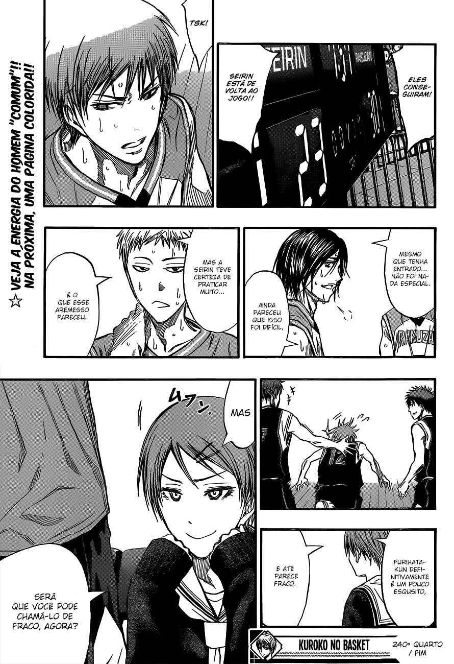 Kuroko's Basketball Chapter 240 - Page 20