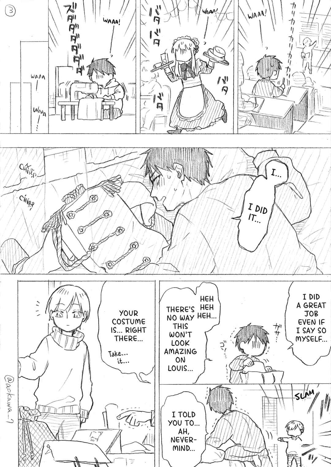 Josou Cosplayer ni Otouto ga Dekiru Manga Chapter 13.1 - Page 3