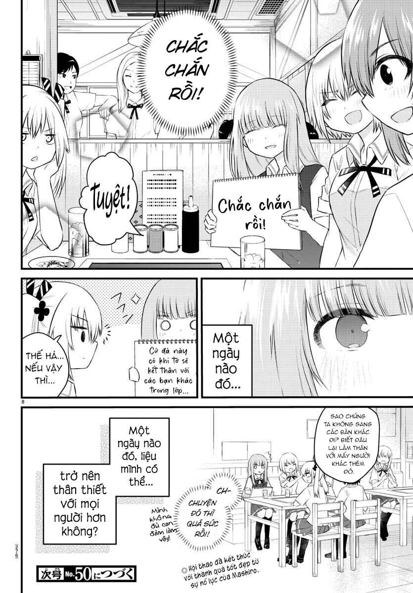 Koe ga dasenai Shoujo wa "Kanojo ga Yasashisugiru" to Omotte iru Chapter 39 - Page 8