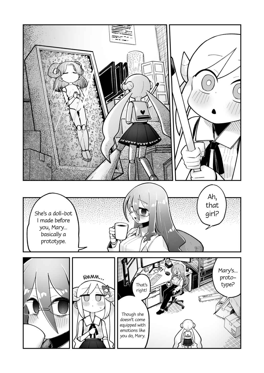 Osana Robot to Abunai Hakase Chapter 19 - Page 1