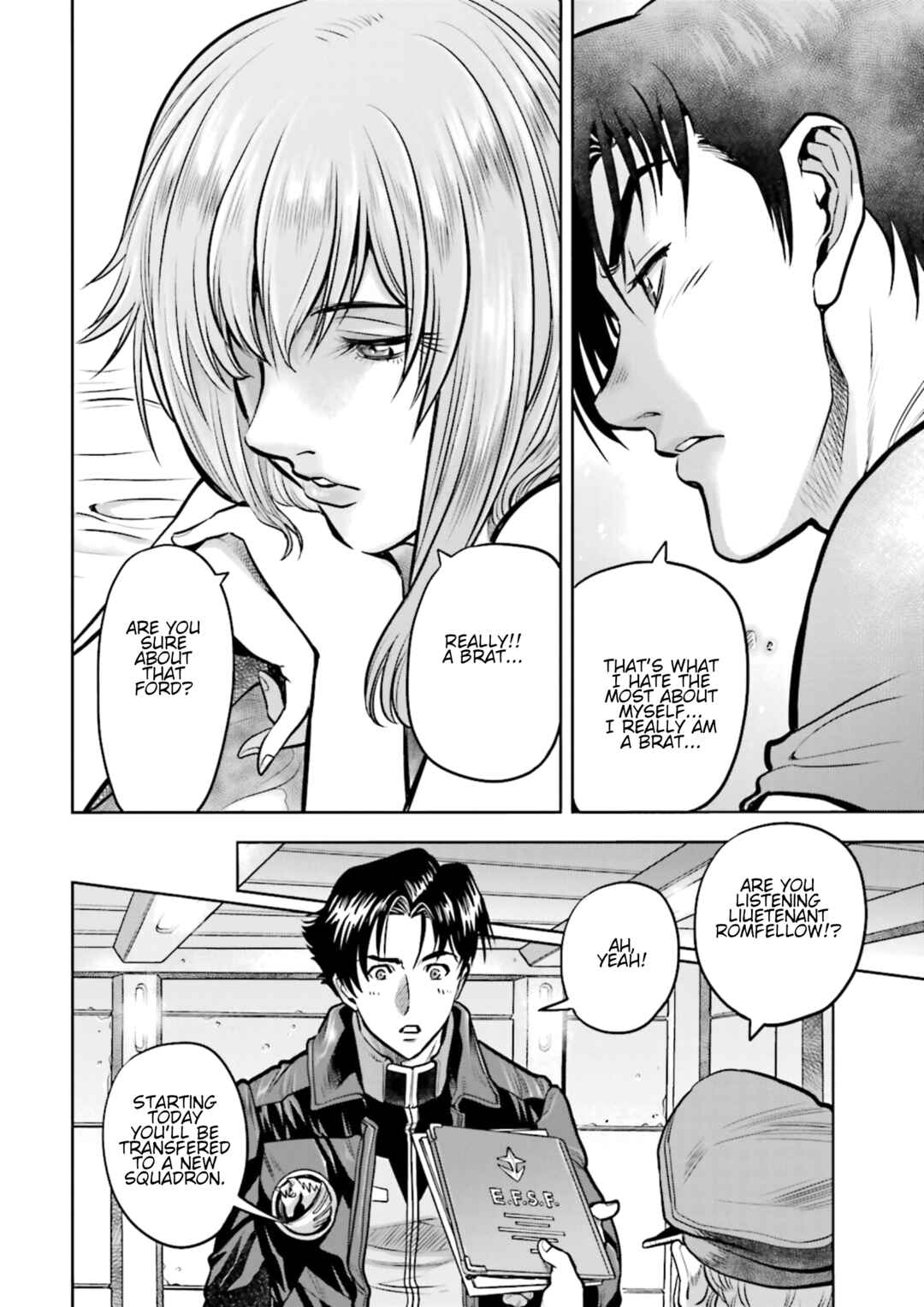 Mobile Suit Gundam Gaiden REBELLION: Space, at the End of a Flash... Chapter 4.5 - Page 4