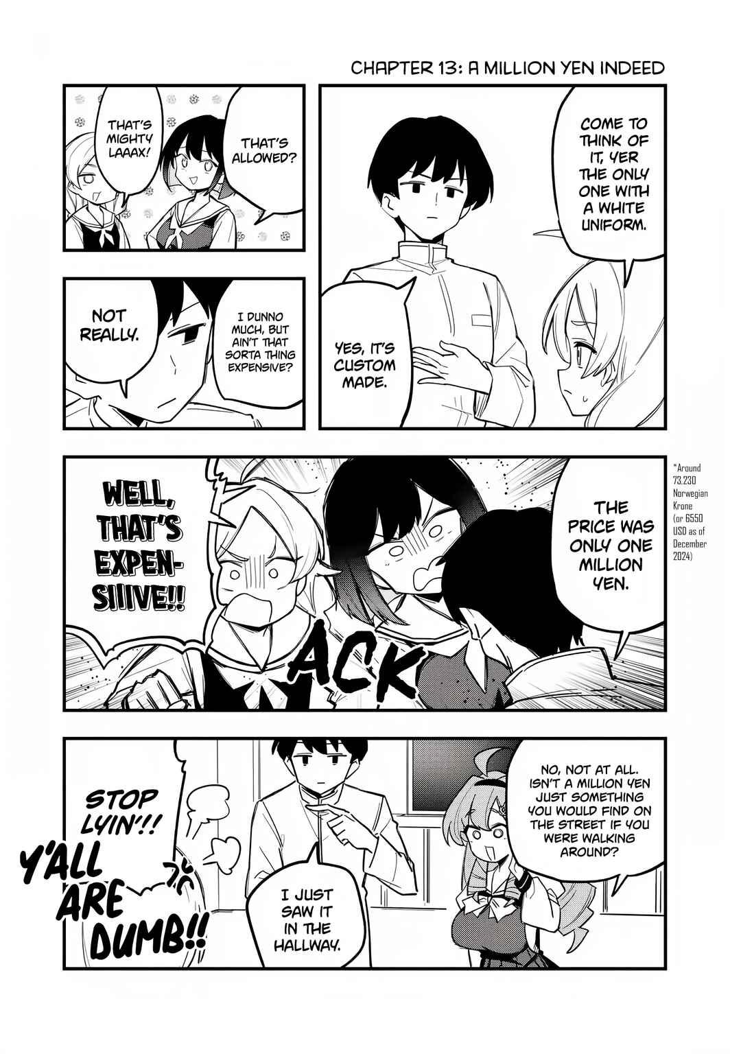 Bakushin Ojou-sama Dou! Chapter 13 - Page 1