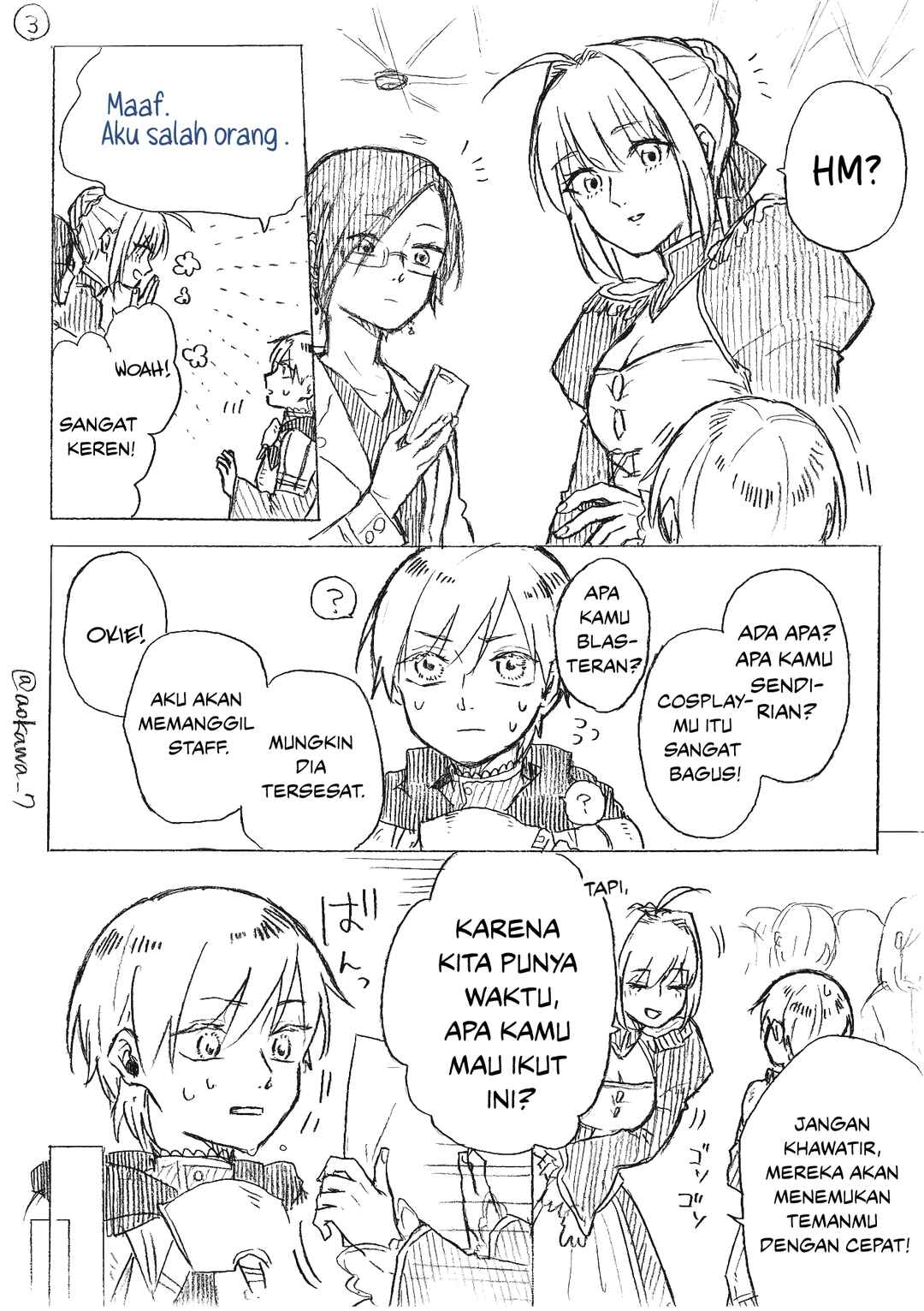 Josou Cosplayer ni Otouto ga Dekiru Manga Chapter 4.2 - Page 4