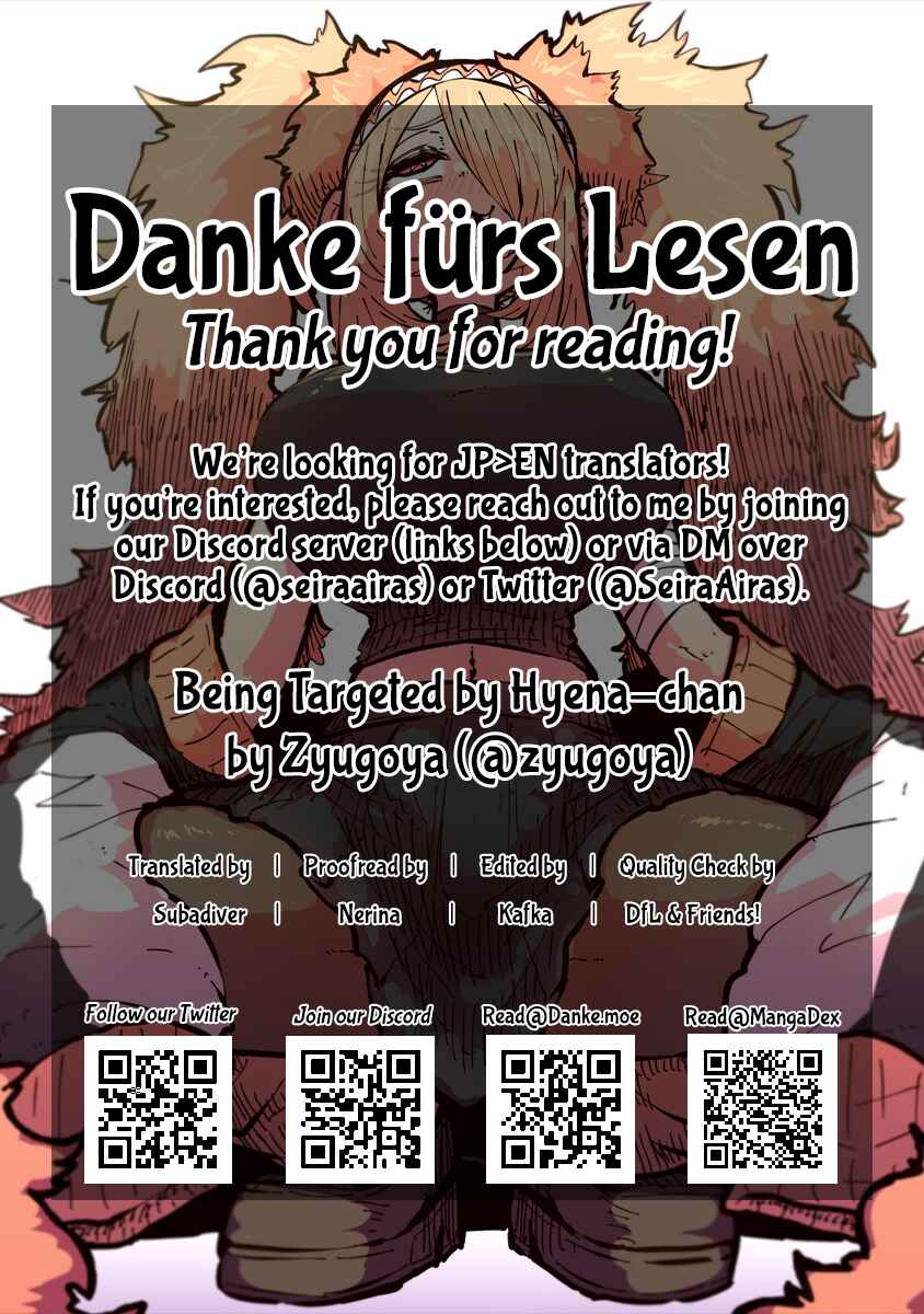 Being Targeted by Hyena-chan Chapter 20 - Page 2