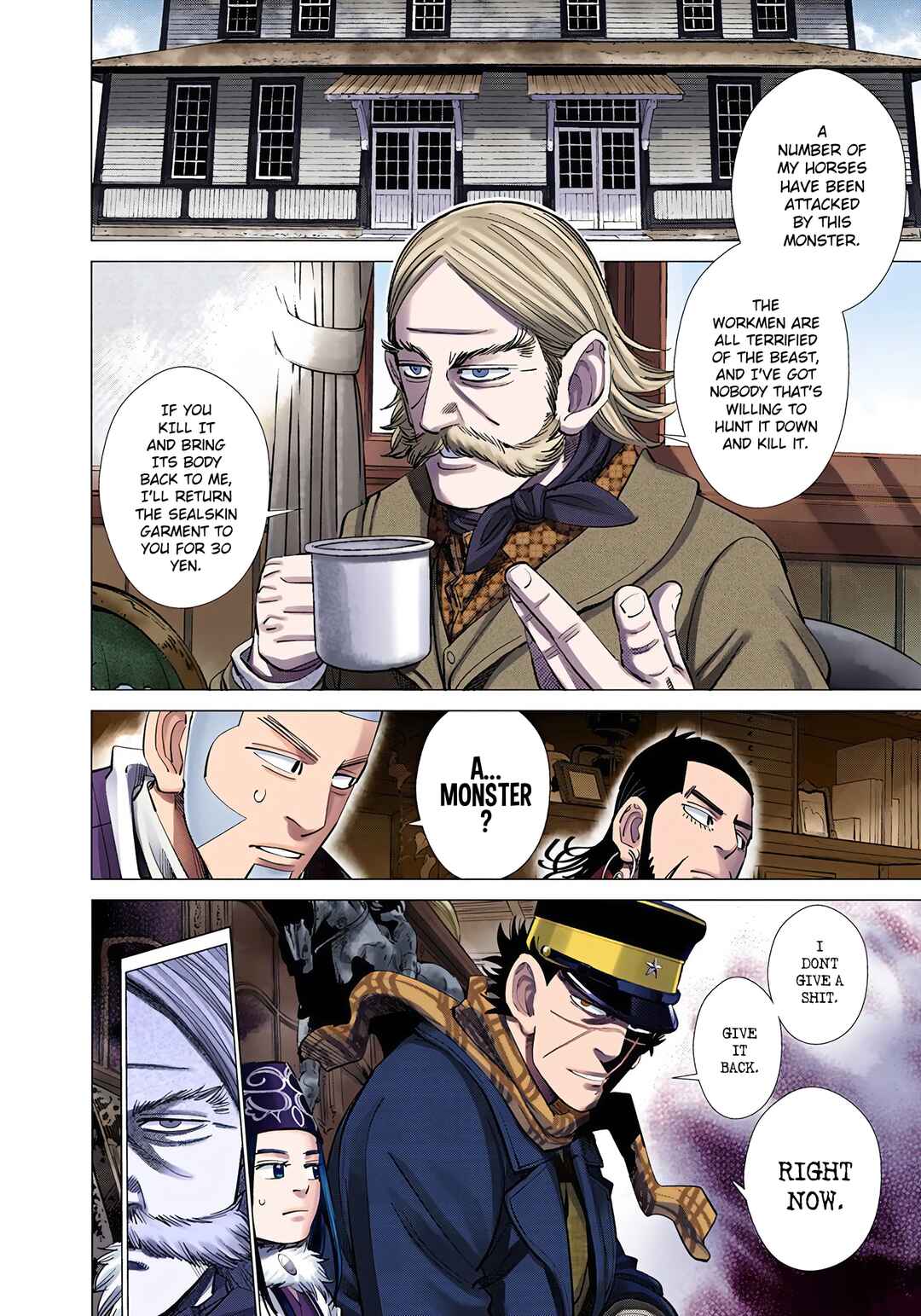 Golden Kamuy (Official Colored) Chapter 64 - Page 2