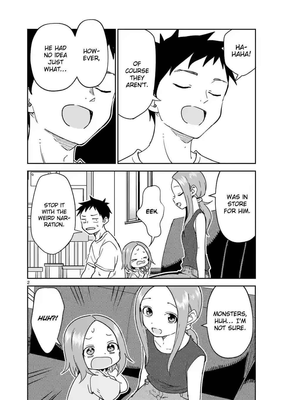 Karakai Jouzu no (Moto) Takagi-san Chapter 287 - Page 2