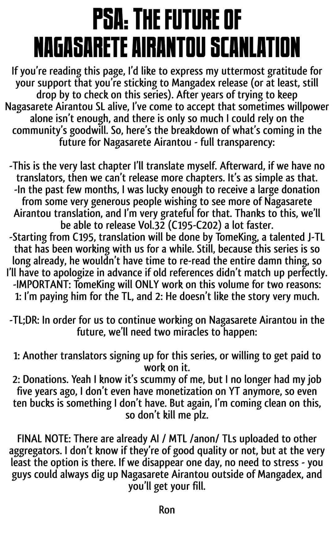Nagasarete Airantou Chapter 194.5 - Page 7