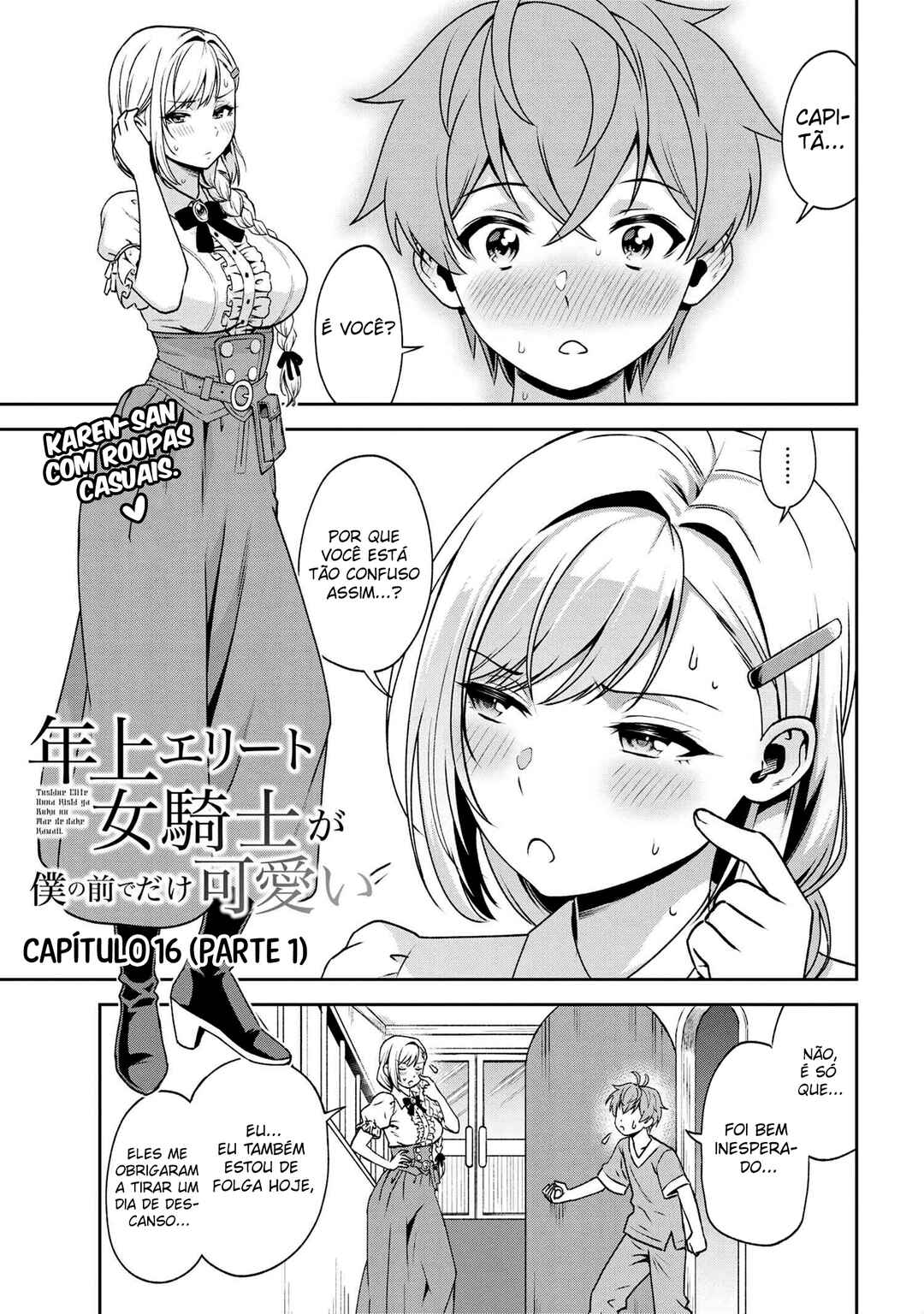 Toshiue Elite Onna Kishi ga Boku no Mae de dake Kawaii Chapter 16.1 - Page 2