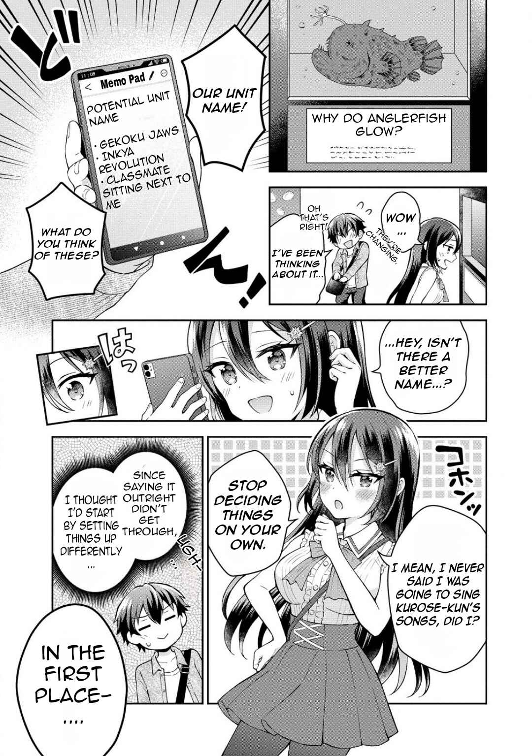 Tonari no Seki no Inkya Joshi ga Oshi Utaite Datta ~Ore no Kyoku o Uttatekure!~ Chapter 4.1 - Page 9