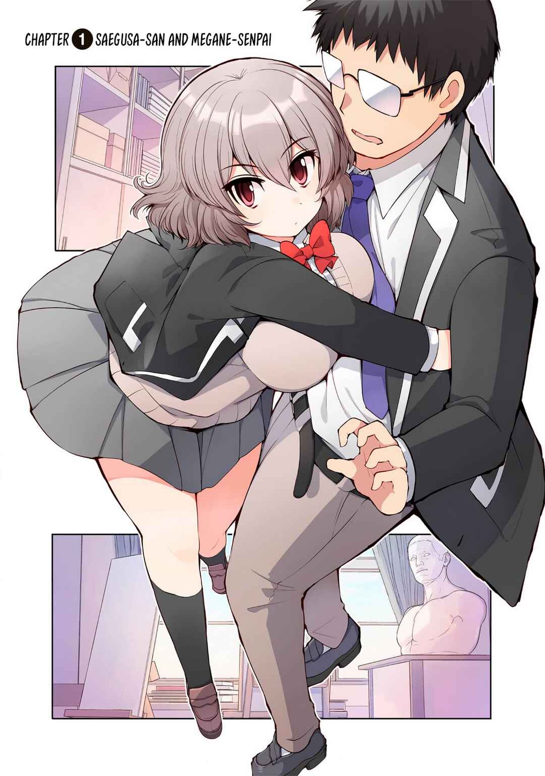 Saegusa-san wa Megane-senpai to Koi wo Egaku Chapter 1 - Page 5