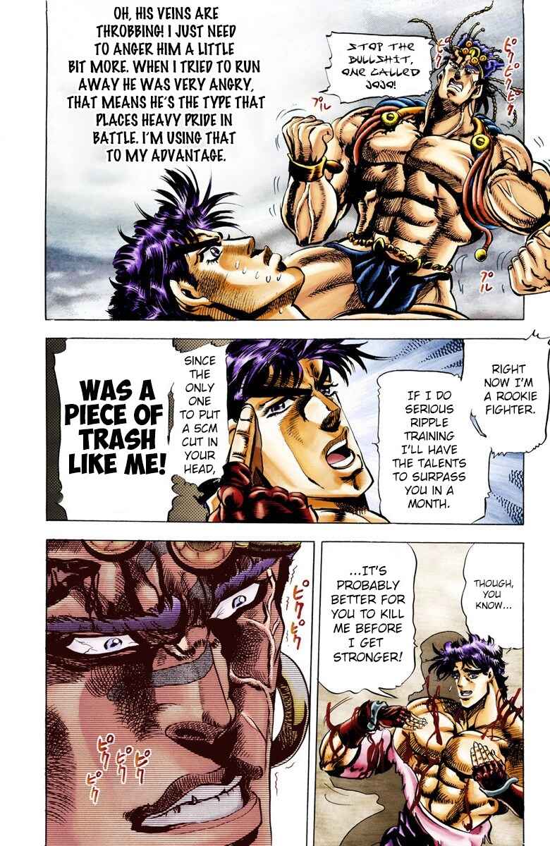 JoJo no Kimyou na Bouken: Part 2 - Sentou Chouryuu Color-ban Chapter 26 - Page 8