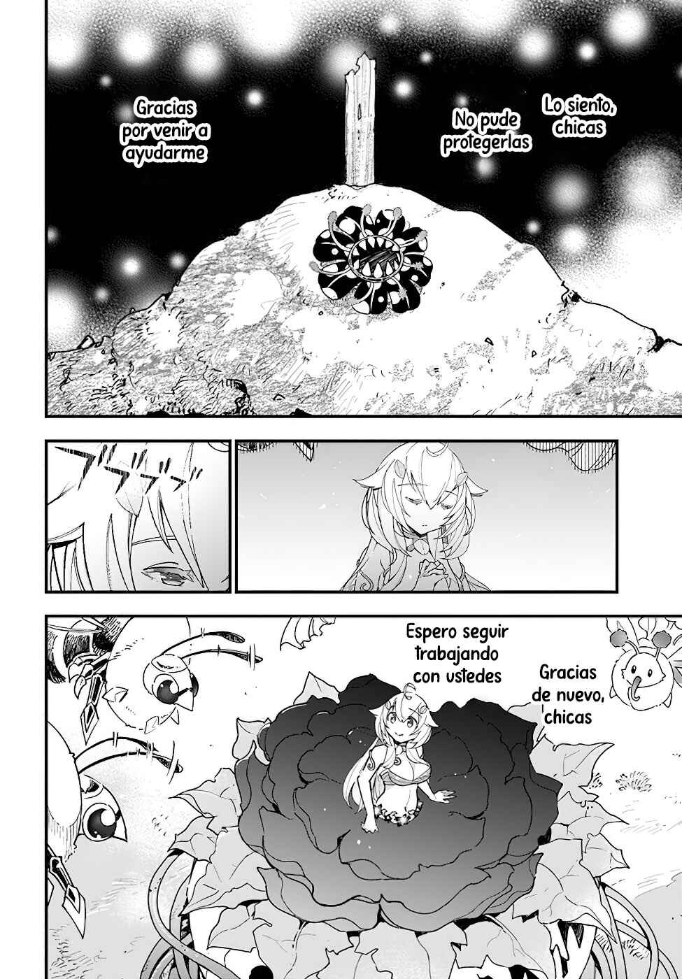Shokubutsu Monster Musume Nikki: Seijo datta Watashi ga Uragirareta Hate ni Alraune ni Tensei Shite Shimatta node, kore kara wa Kougousei o Shinagara Shizuka ni Shokubutsu Life o Sugoshimasu Chapter 12 - Page 16