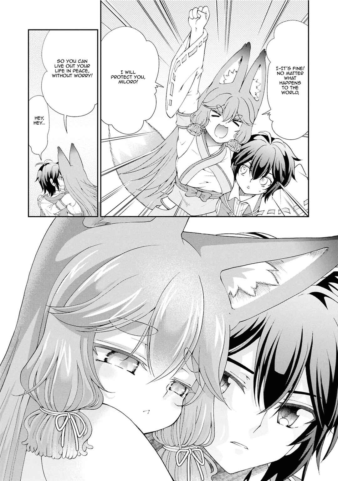 Tenohira Kaitaku Mura de Isekai Kenkokuki ~Fueteku Yome-tachi to Nonbiri Mujintou Life~ Chapter 57 - Page 14