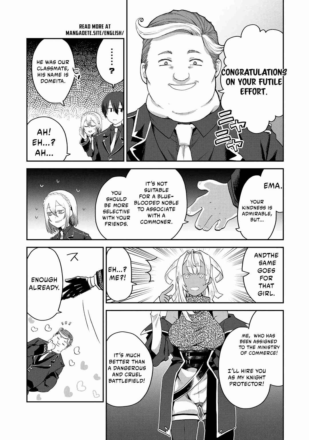 Heimin Shusshin no Teikoku Shoukan, Munou na Kizoku Joukan wo Juurin shite Nariagaru Chapter 1 - Page 12