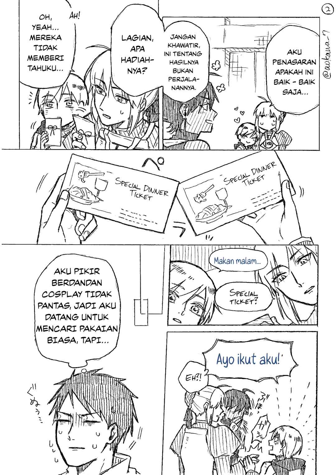 Josou Cosplayer ni Otouto ga Dekiru Manga Chapter 5.1 - Page 5