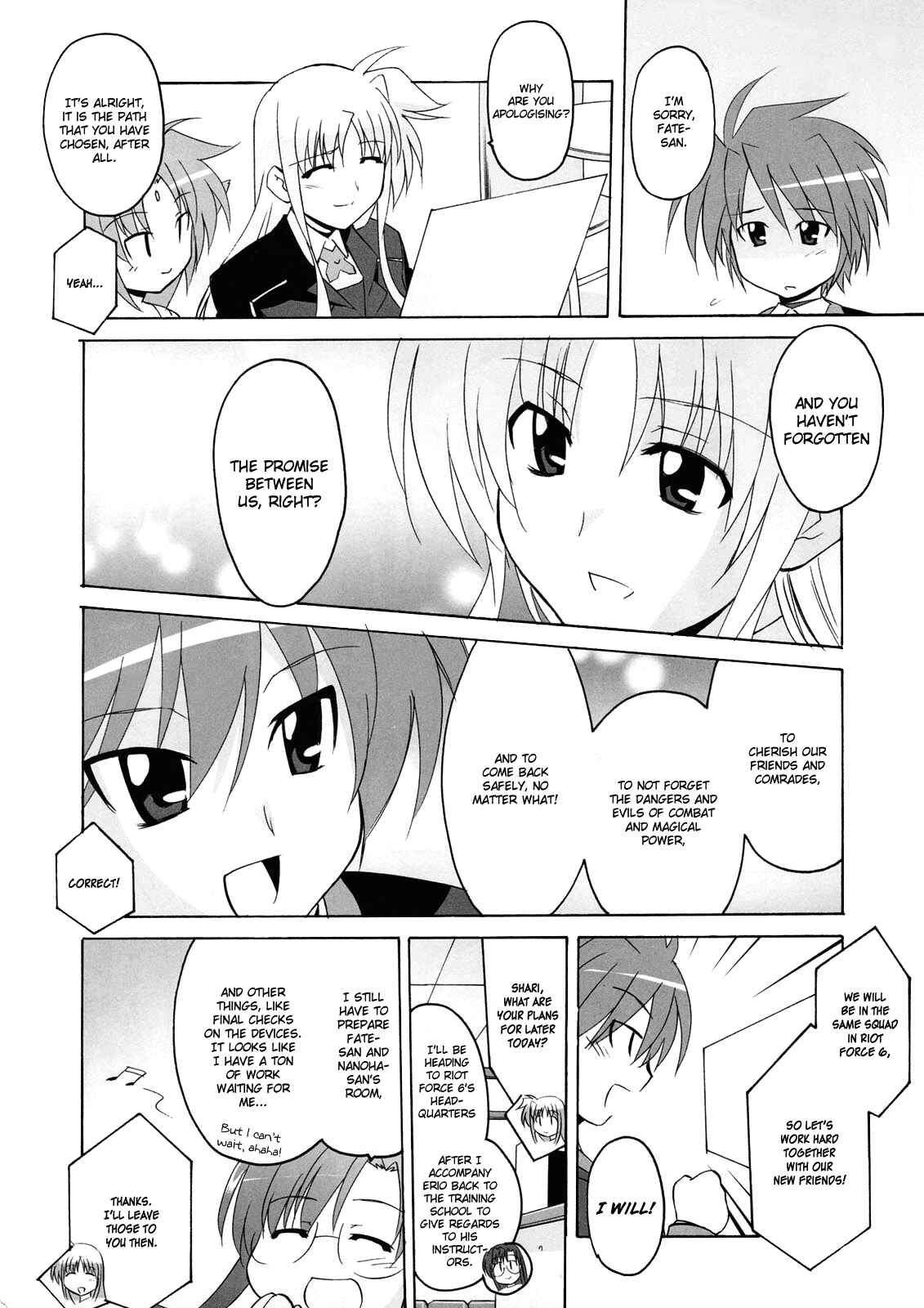 Mahou Shoujo Lyrical Nanoha StrikerS the Comics Chapter 7 - Page 12