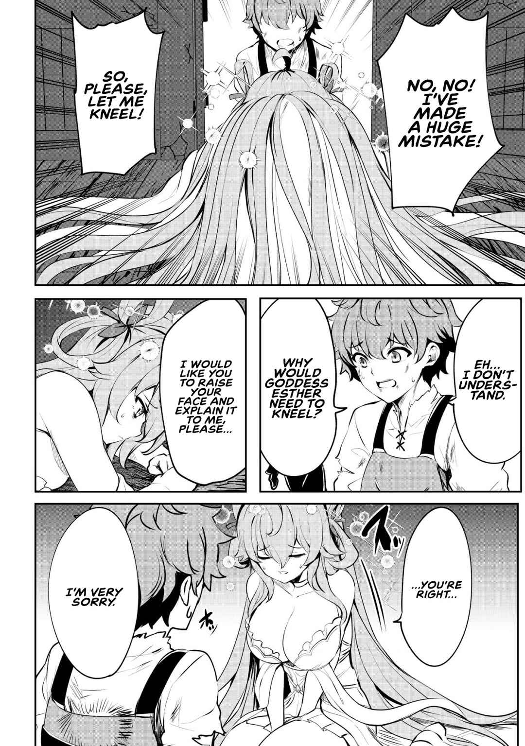 Dore dake Doryoku Shite mo Mannen Level 0 no Ore wa Tsuihou Sareta ~Shin no Teki to Yobareta Shounen wa, Shachiku Megami to Deatte Saikyou no Chikara wo Te ni Ireru~ Chapter 2 - Page 9