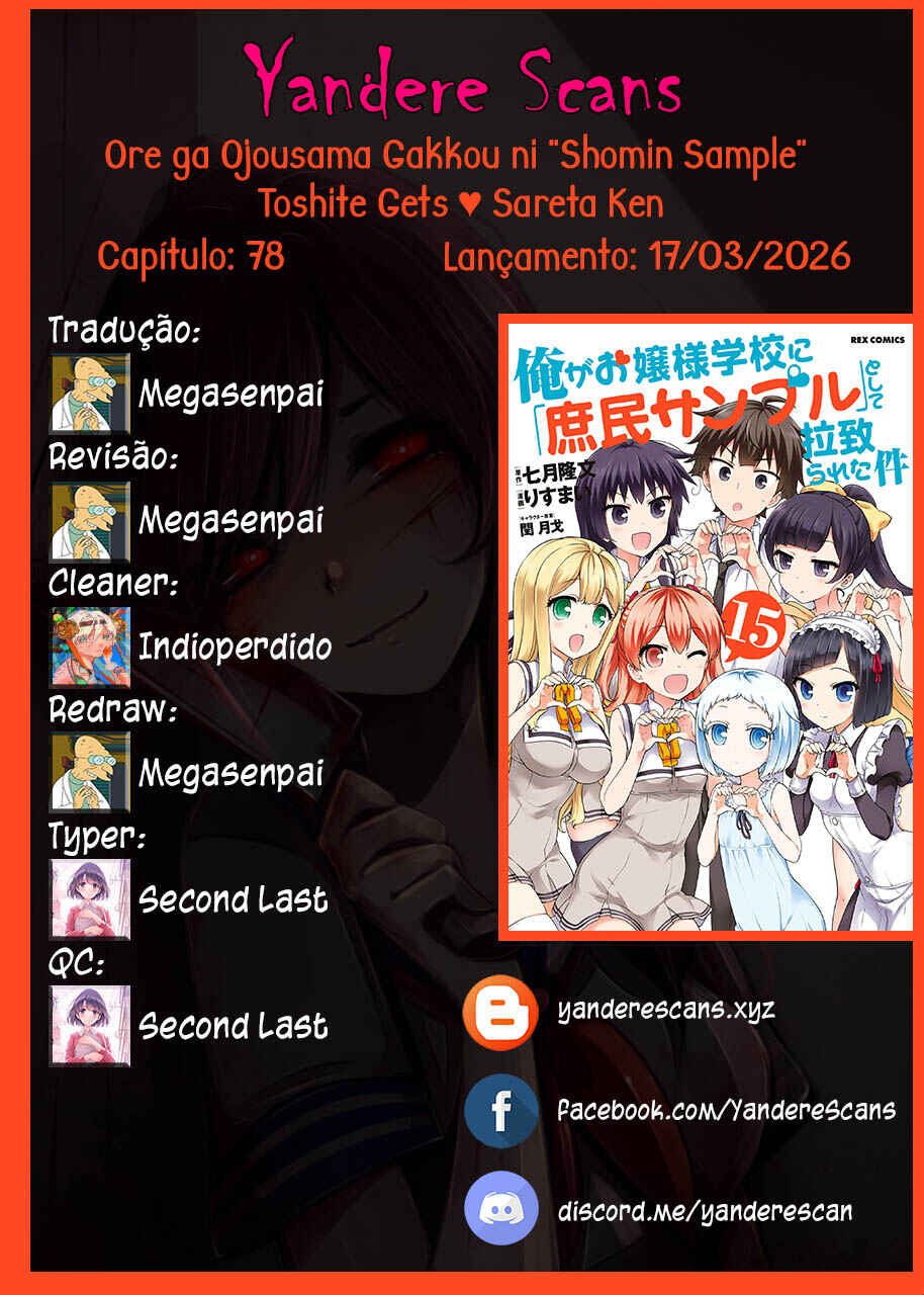 Ore ga Ojousama Gakkou ni "Shomin Sample" to shite Rachirareta Ken Chapter 78 - Page 1