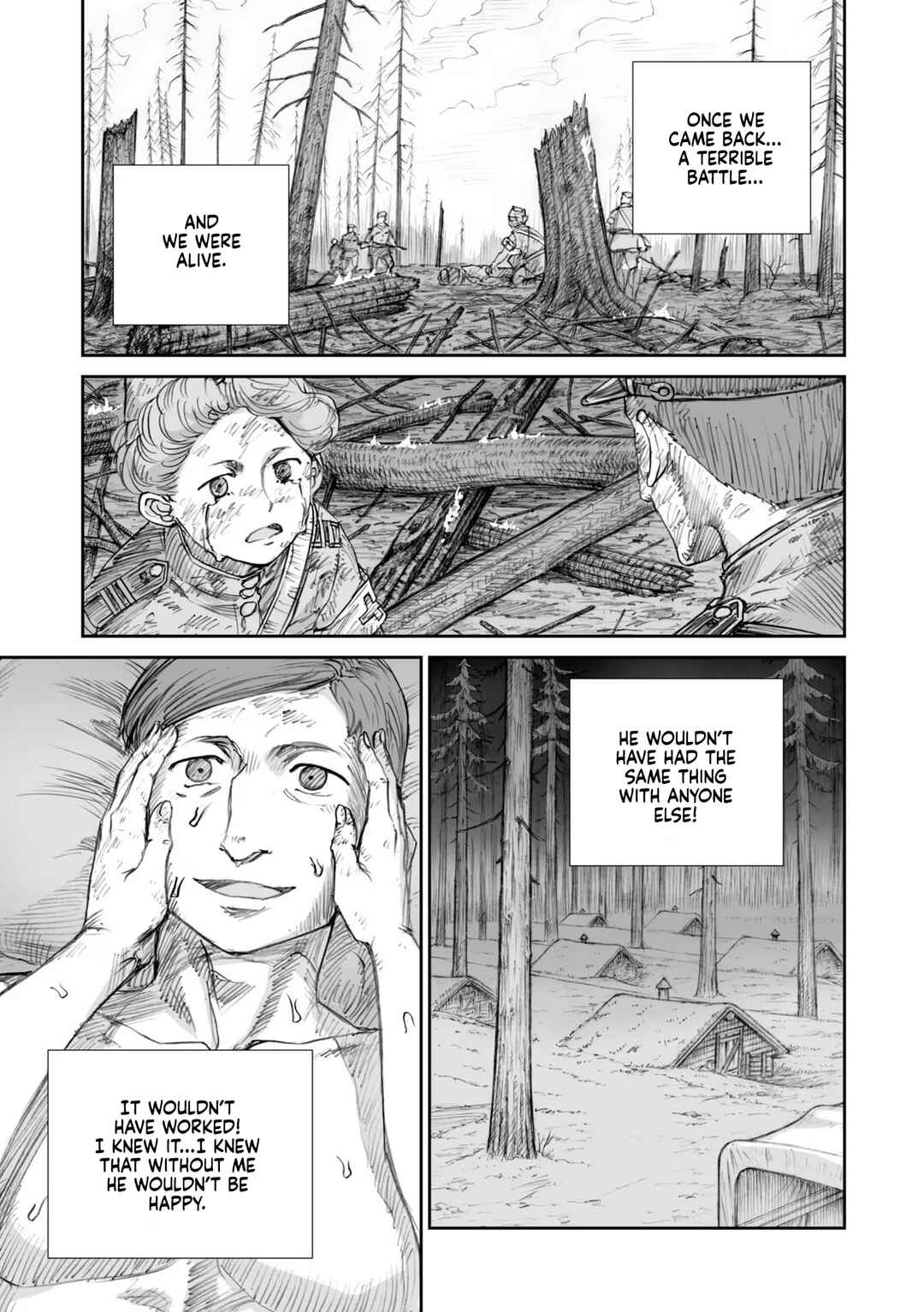 Sensou wa Onna no Kao wo Shiteinai Chapter 20.2 - Page 13