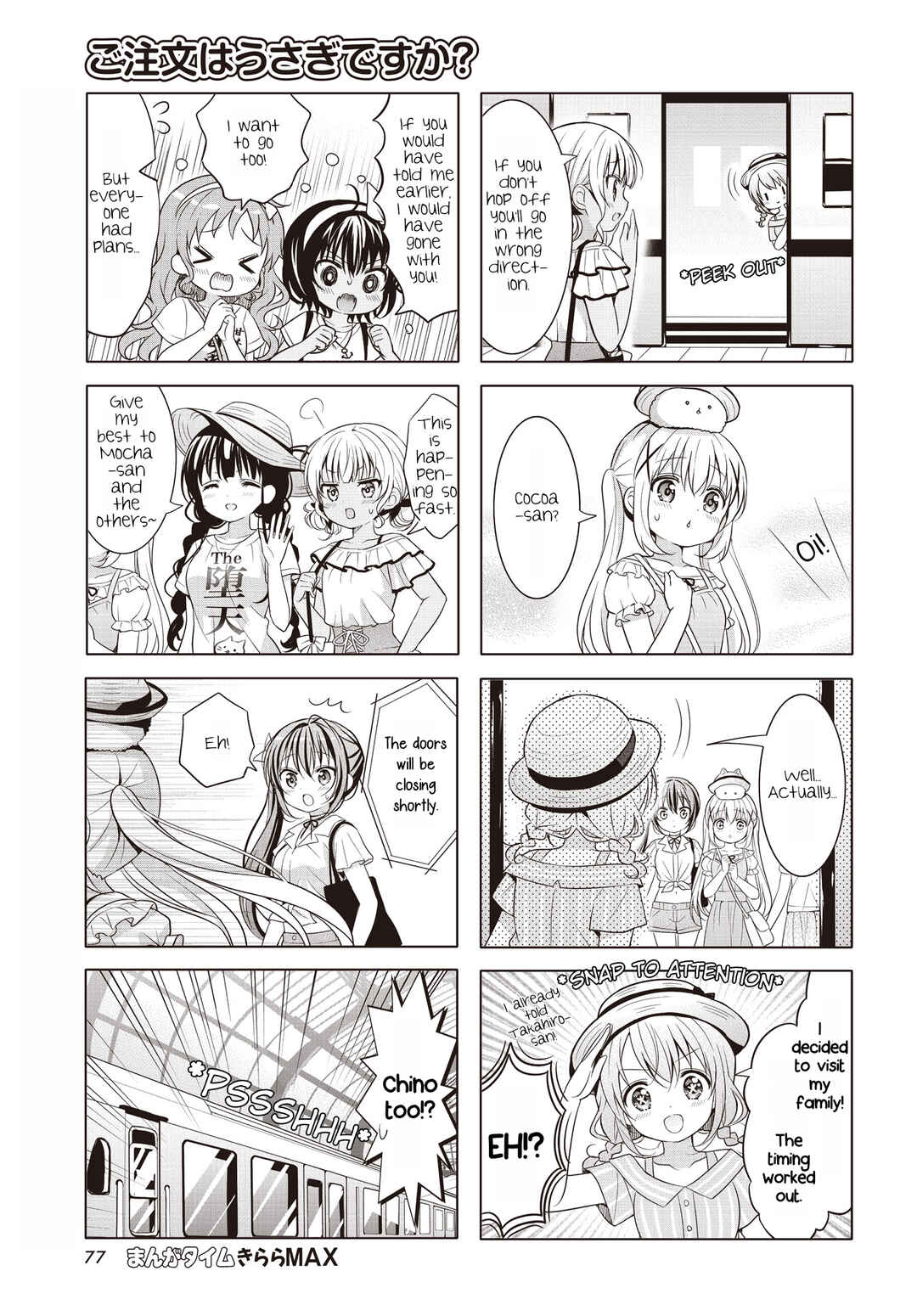 Gochuumon wa Usagi desu ka? Chapter 143 - Page 7