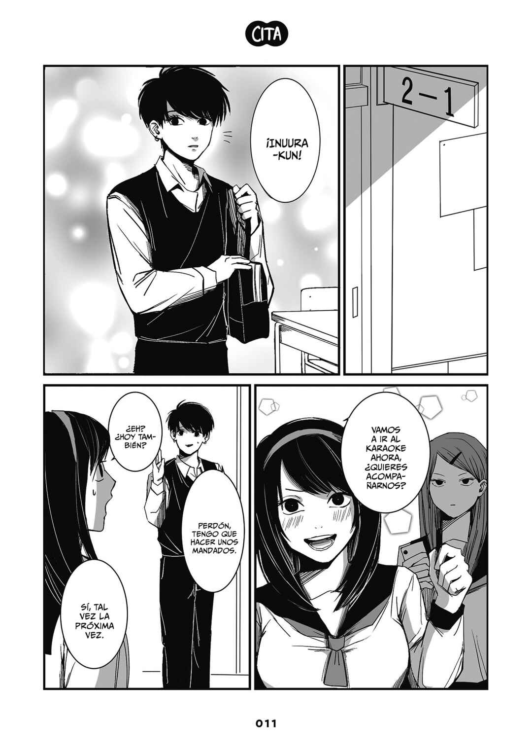 Inuura-kun wa Kataomoi Chapter 1 - Page 11