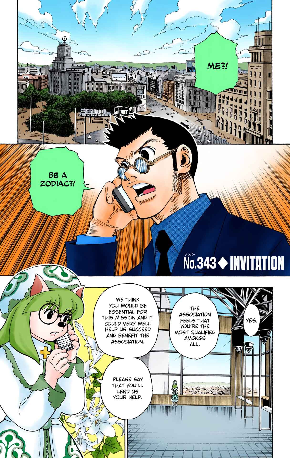 Hunter x Hunter (Official Colored) Chapter 343 - Page 1