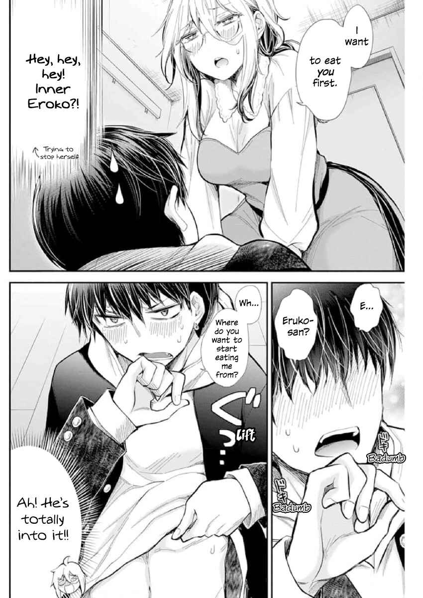 Shingeki no Eroko-san: Hen na Oneesan wa Danshi Kousei to Nakayoku Naritai Chapter 30 - Page 19