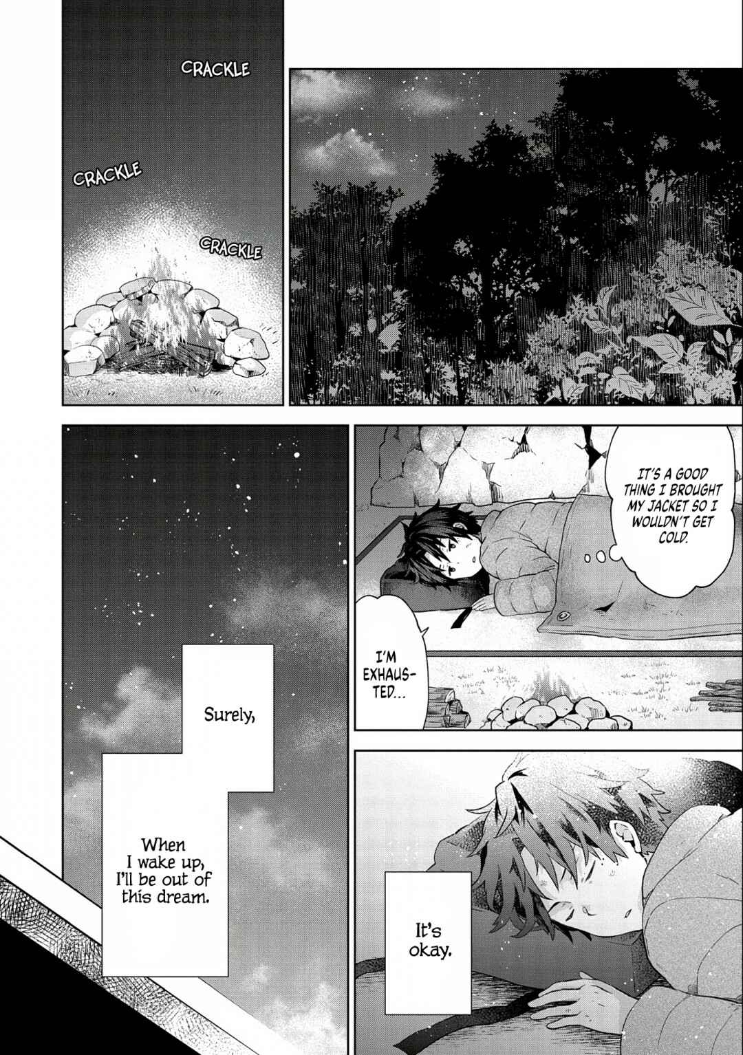 Isekai ni Ten'i Shitara Yama no Naka datta. Handou de Tsuyosa yori mo Kaitekisa wo Erabimashita Chapter 1 - Page 18